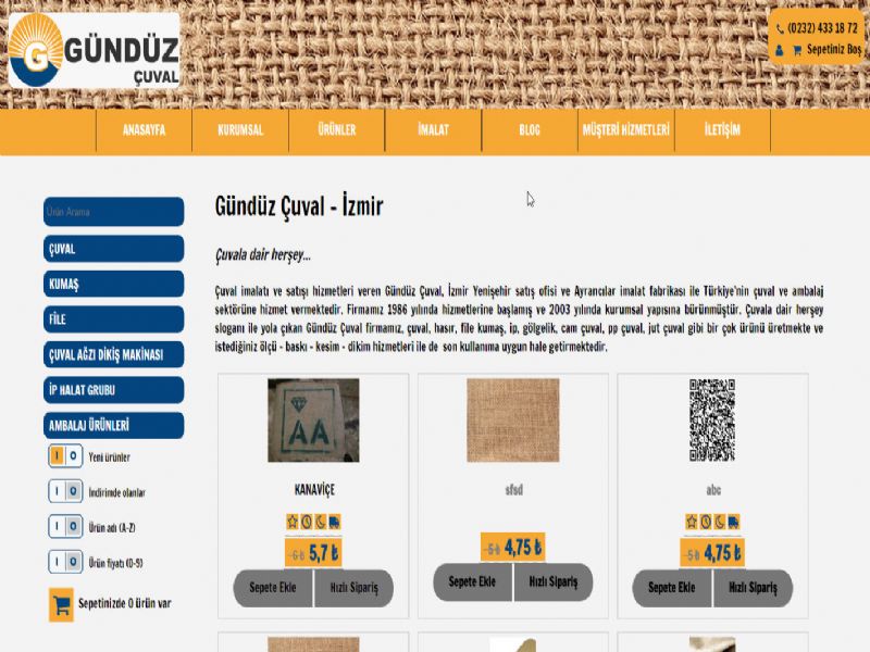 Gndz uval - zmir internet sitesi