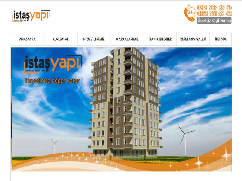 İstas Yapı İnşaat Mantolama - İzmir web sitesi