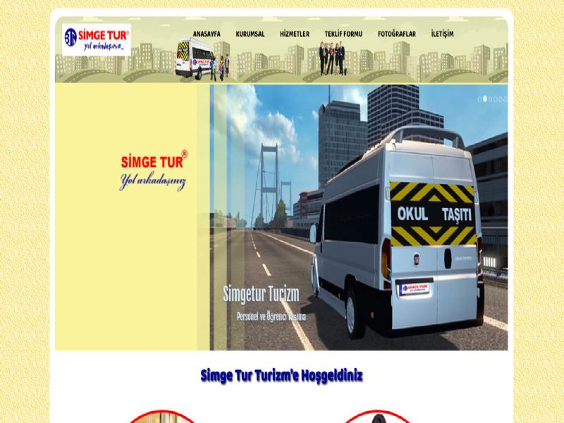 Simgetur Turizm - İstanbul web sitesi