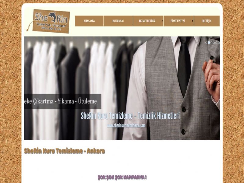 SheRin Kuru Temizleme - Ankara web sitesi