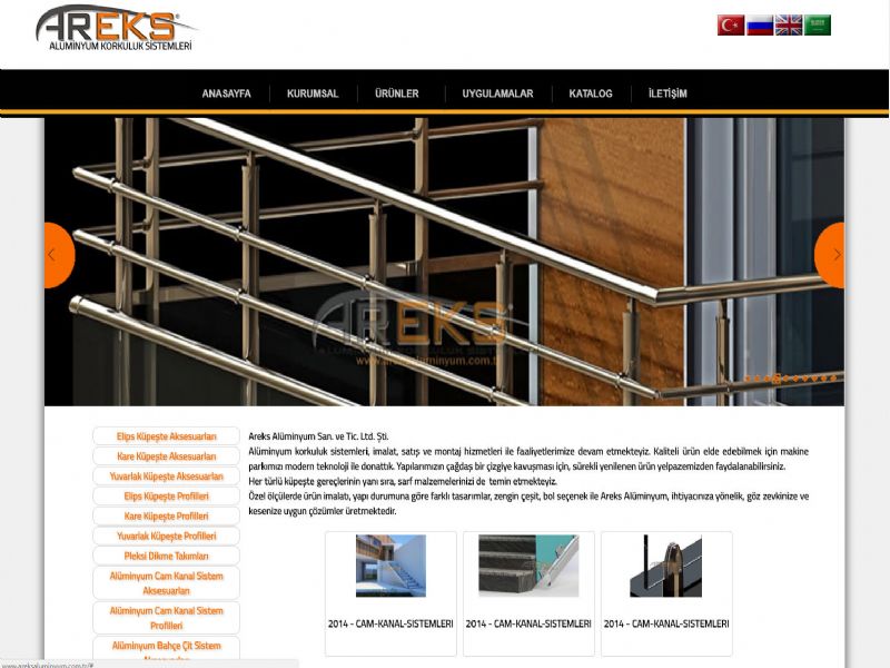 Areks Alminyum - stanbul web sitesi