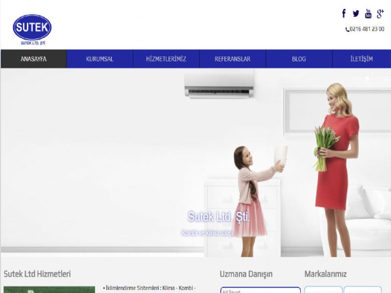 Sutek Ltd. - stanbul internet sitesi