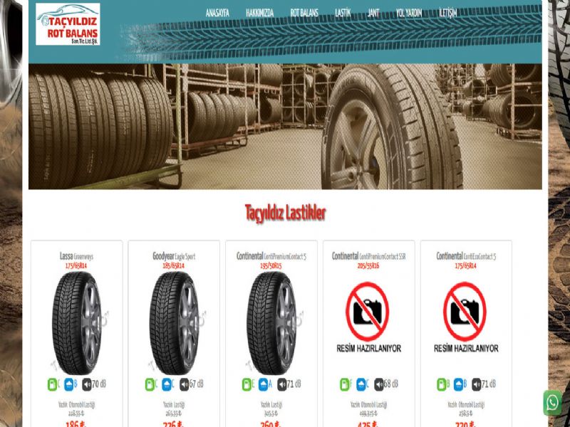 Tayldz Lastik Rot Balans - zmir web sitesi