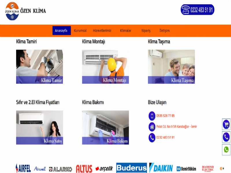 zen Klima Servisi - Antalya web sitesi