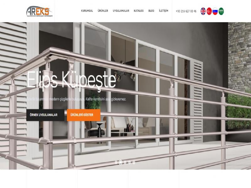 Areks Aluminium Railing - stanbul web sitesi