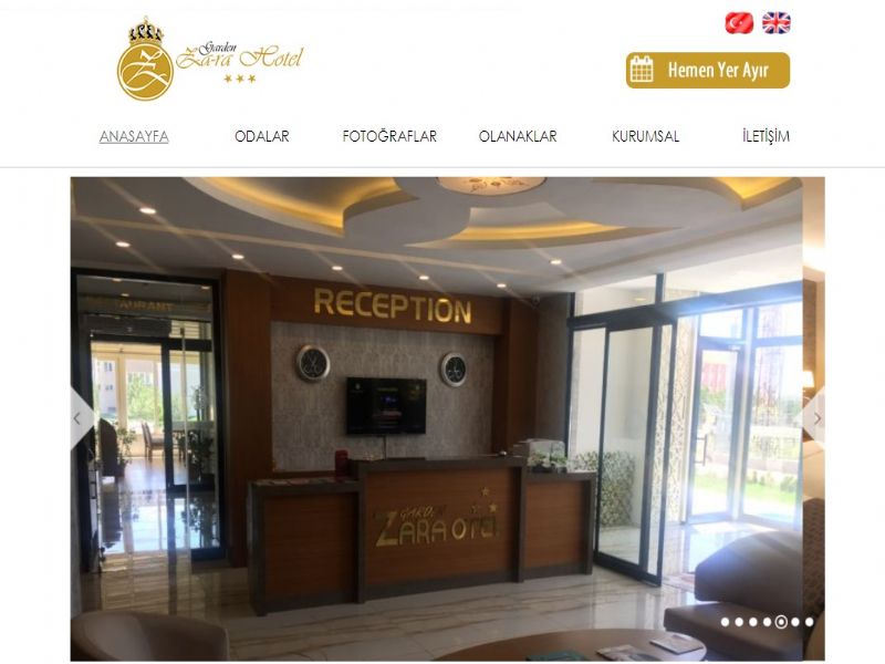 Sivas Zara Otel Garden Zara- Sivas web sitesi