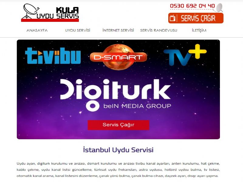 Kula stanbul Uydu Servisi - stanbul web sitesi