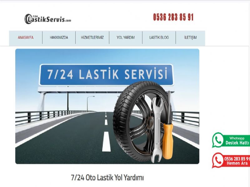 724 Lastik Servis - İstanbul web sitesi