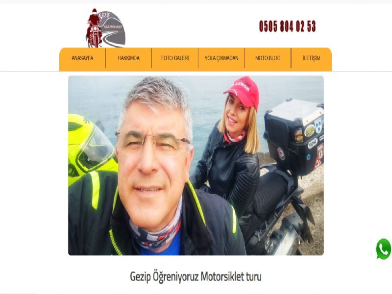 Motosiklet ile Gezip Öğreniyoruz - İzmir web sitesi