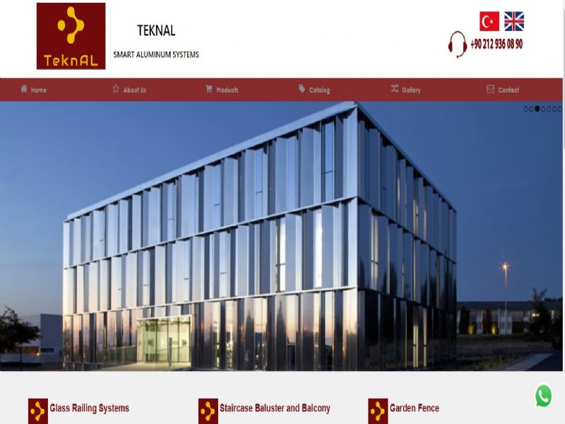 Teknal Aluminum - İstanbul internet sitesi