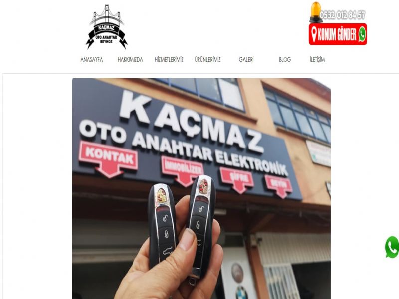 Beykoz Oto Anahtar - İstanbul internet sitesi