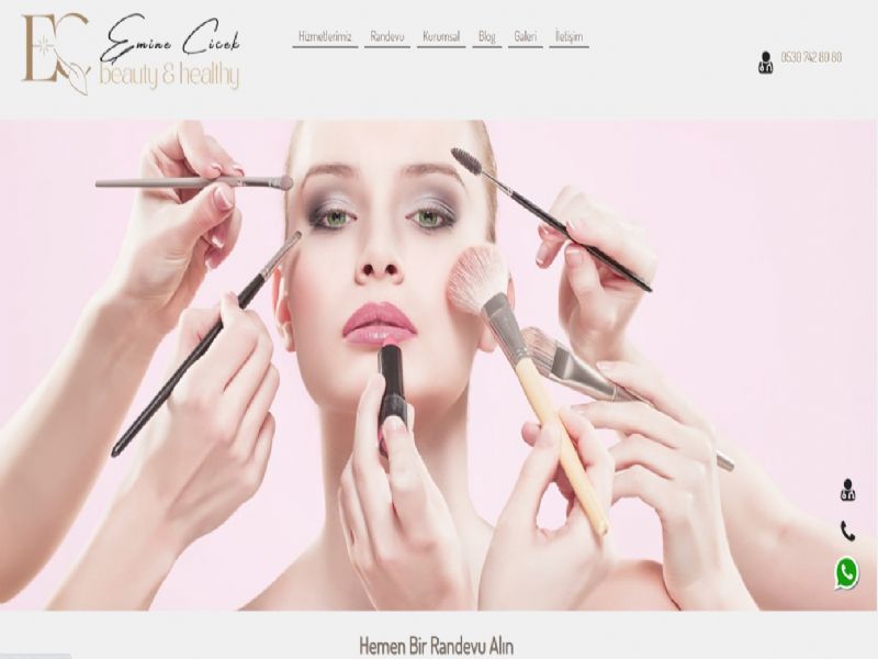 Emine Çiçek Beauty Healtry - İstanbul internet sitesi