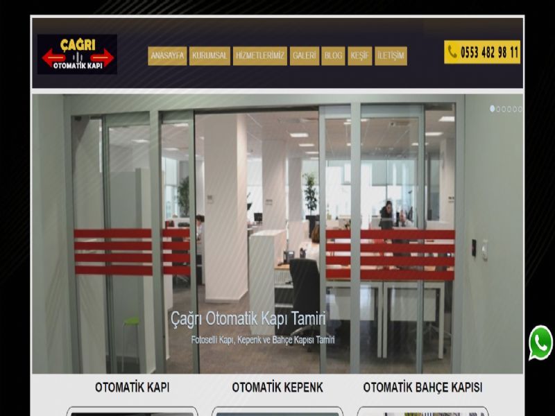 Çağrı otomatik Kapı  Tamiri - İzmir web sitesi